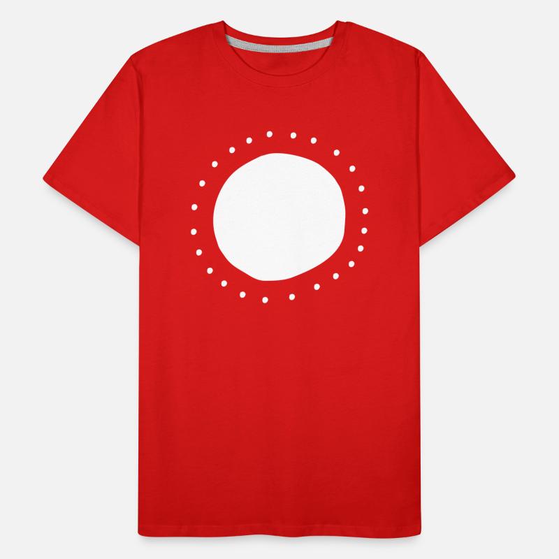 Circle points form Men's Premium Organic T-Shirt