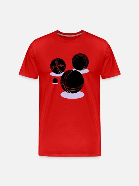 boule - Männer Premium Bio T-Shirt - Rot