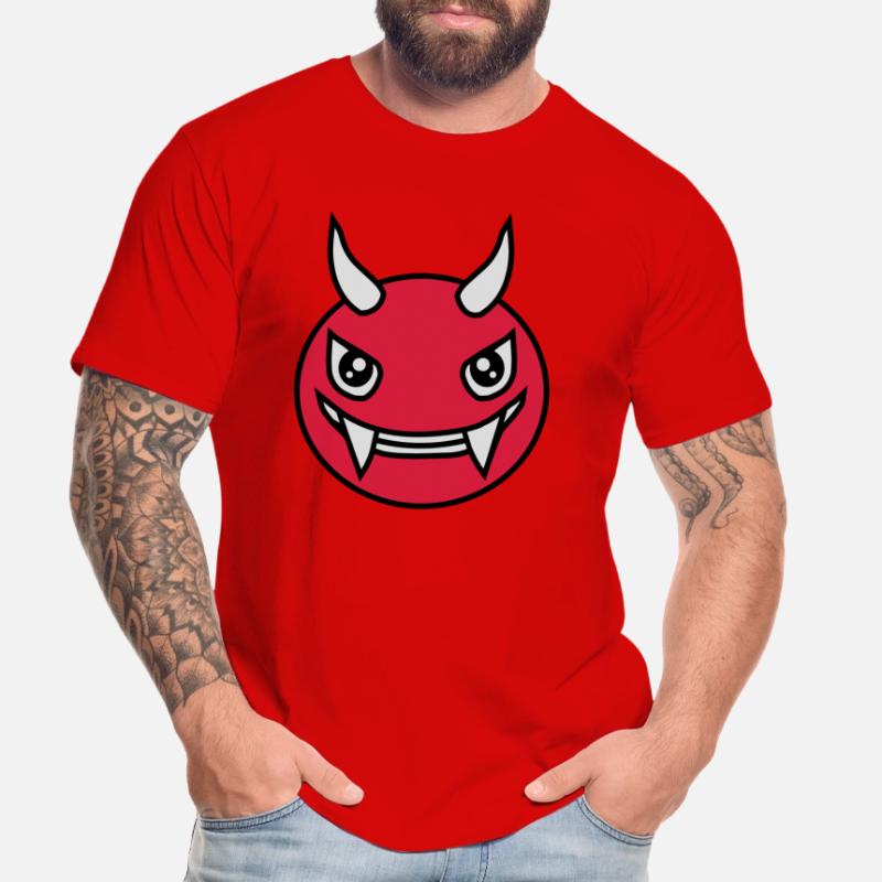 Design Face Evil Devil Men's Premium Organic T-Shirt