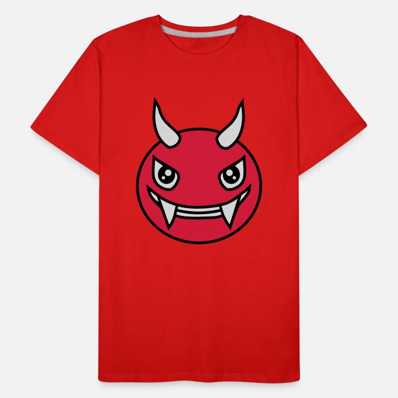 Design Face Evil Devil Men's Premium Organic T-Shirt