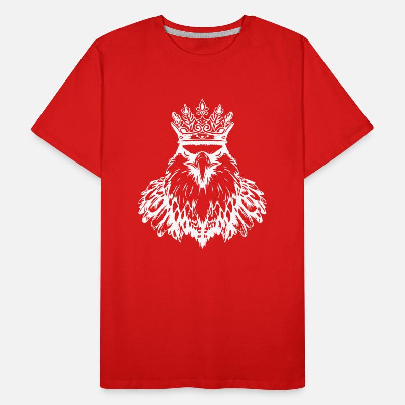 Eagle Crown King Men's Premium Organic T-Shirt