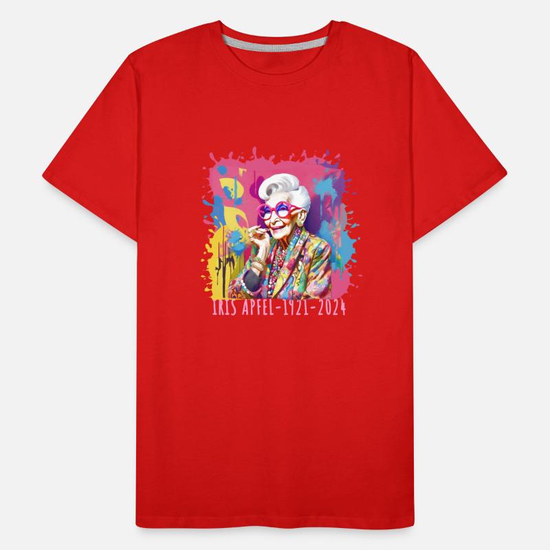 Coloré, Graffiti, illustration, Iris Pomme T-shirt bio Premium Homme