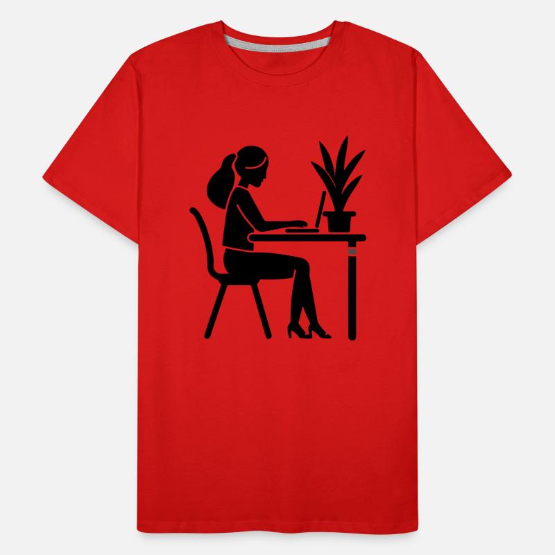 Learning, Studying, Working Men's Premium Organic T-Shirt