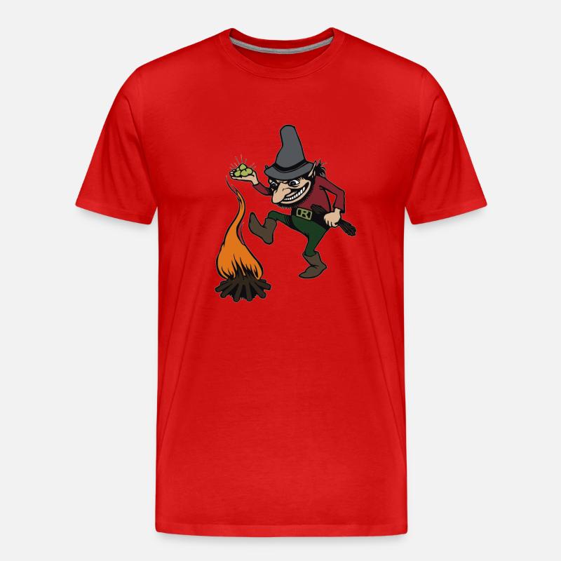 Rumpelstilzchen - Männer Premium Bio T-Shirt - Rot