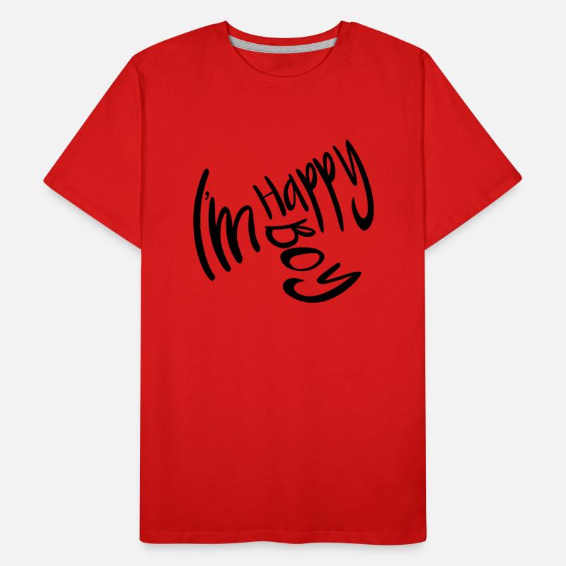 garçon. content. jeune. adolescent T-shirt bio Premium Homme
