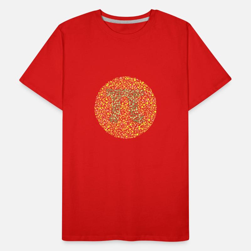 Pi Eye Test Men's Premium Organic T-Shirt