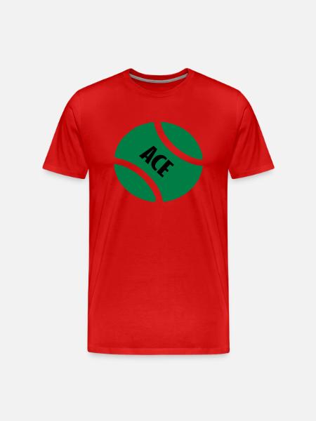 ace tb - Men's Premium Organic T-Shirt - red