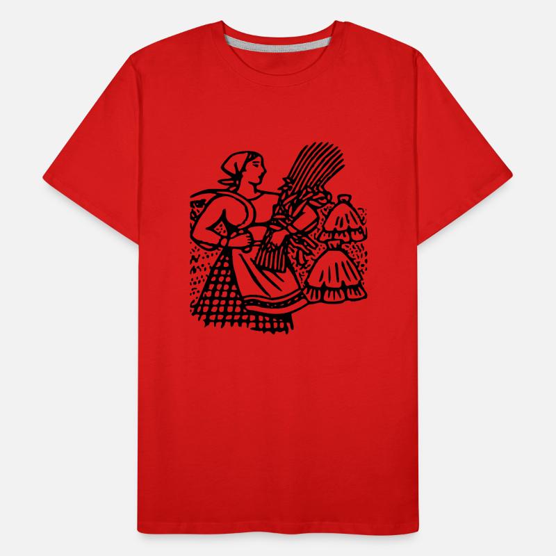 corn corn maize cereal veggie vegetables vegetables Men's Premium Organic T-Shirt