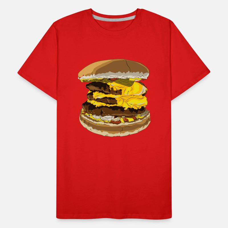 géant Cheeseburger T-shirt bio Premium Homme