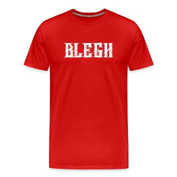 Blegh Metalcore Deathcore - Männer Premium Bio T-Shirt - Rot - Vorne - Damien (186cm)