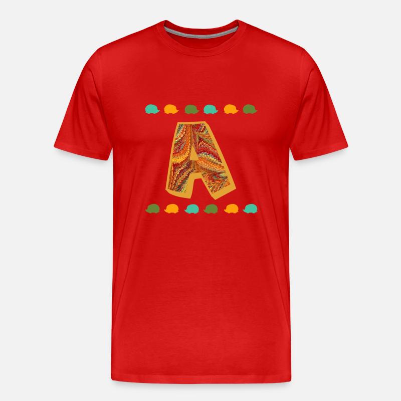 Hérisson E 22 A - T-shirt bio Premium Homme - rouge