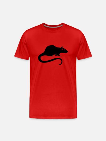 Rat - T-shirt bio Premium Homme - rouge
