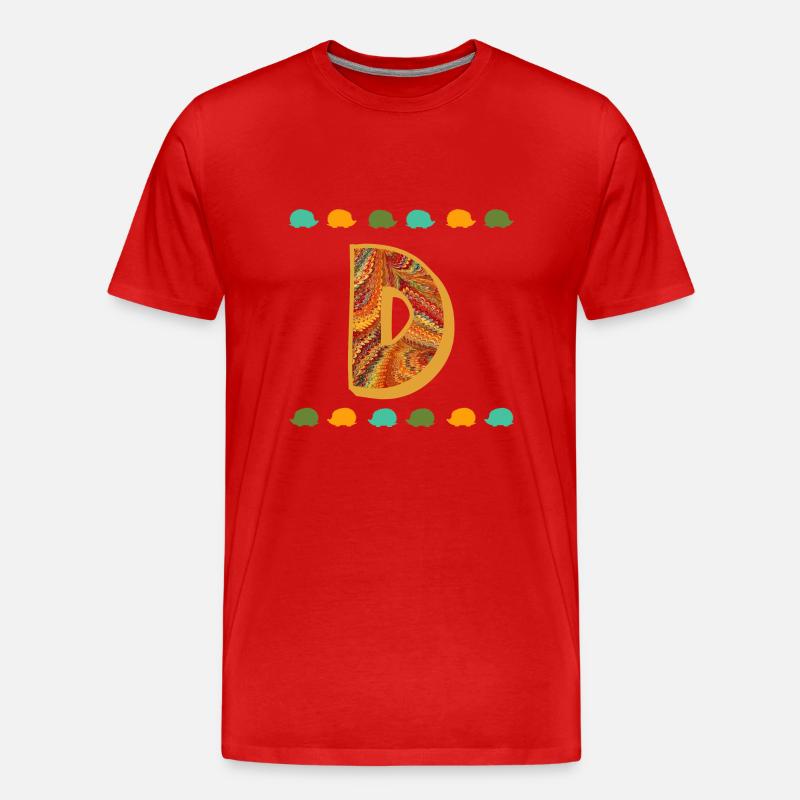 igel e 22 d - Männer Premium Bio T-Shirt - Rot
