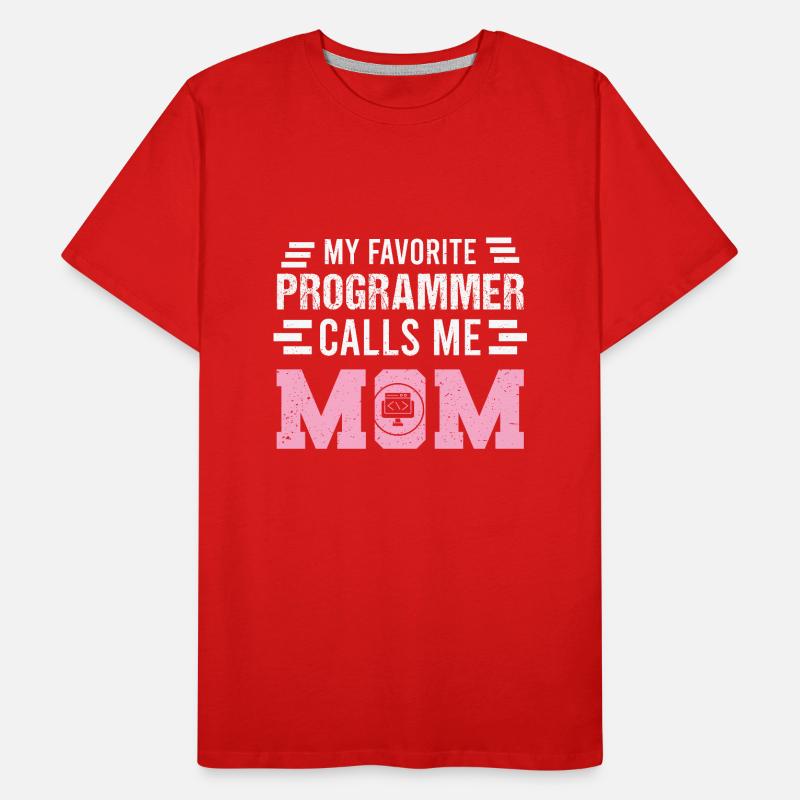 Programmierer Programmierung Informatik Computer Männer Premium Bio T-Shirt