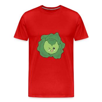 Kawaii Gesicht Kawaii Kostüm Kawaii - Männer Premium Bio T-Shirt - Rot - Vorne - Damien (186cm)