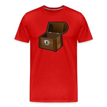 bateau pirate bateau bateau pirate skull3 - T-shirt bio Premium Homme - rouge - Devant - Damien (186cm)