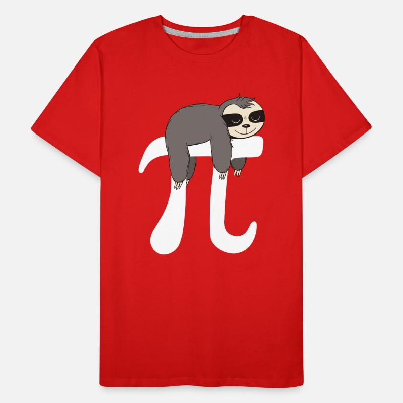 Math Paresseux Pi T-shirt bio Premium Homme