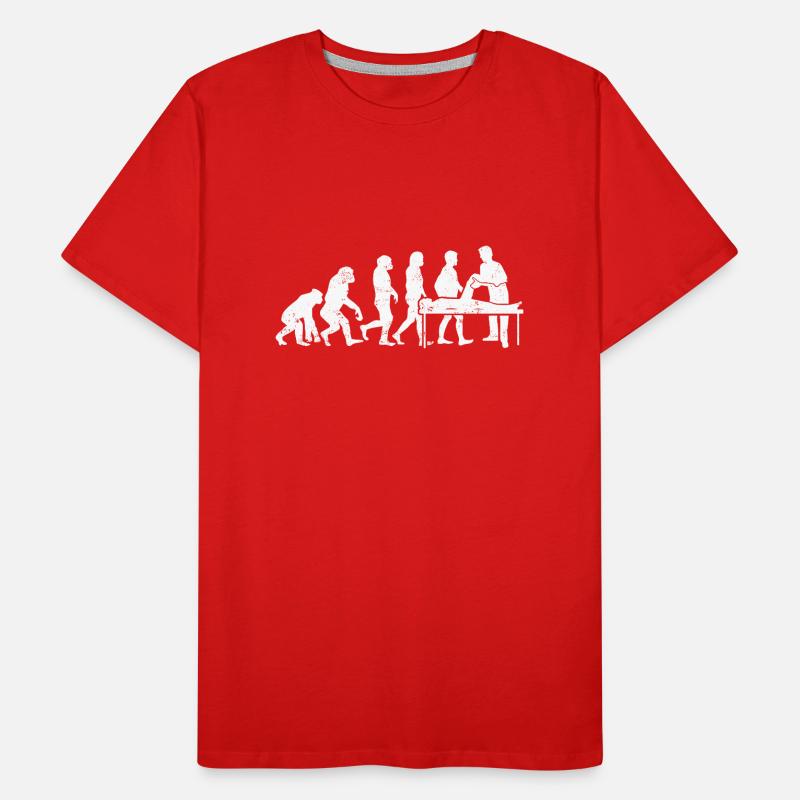 Physiotherapy evolution physio therapist gift Men's Premium Organic T-Shirt
