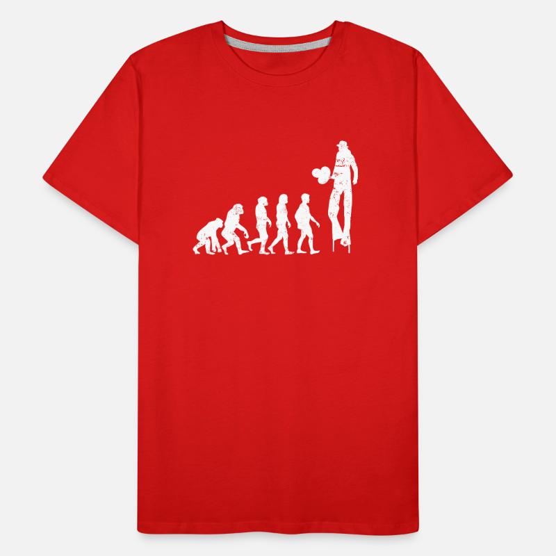 Cirque ballon clown cadeau évolution échasses T-shirt bio Premium Homme