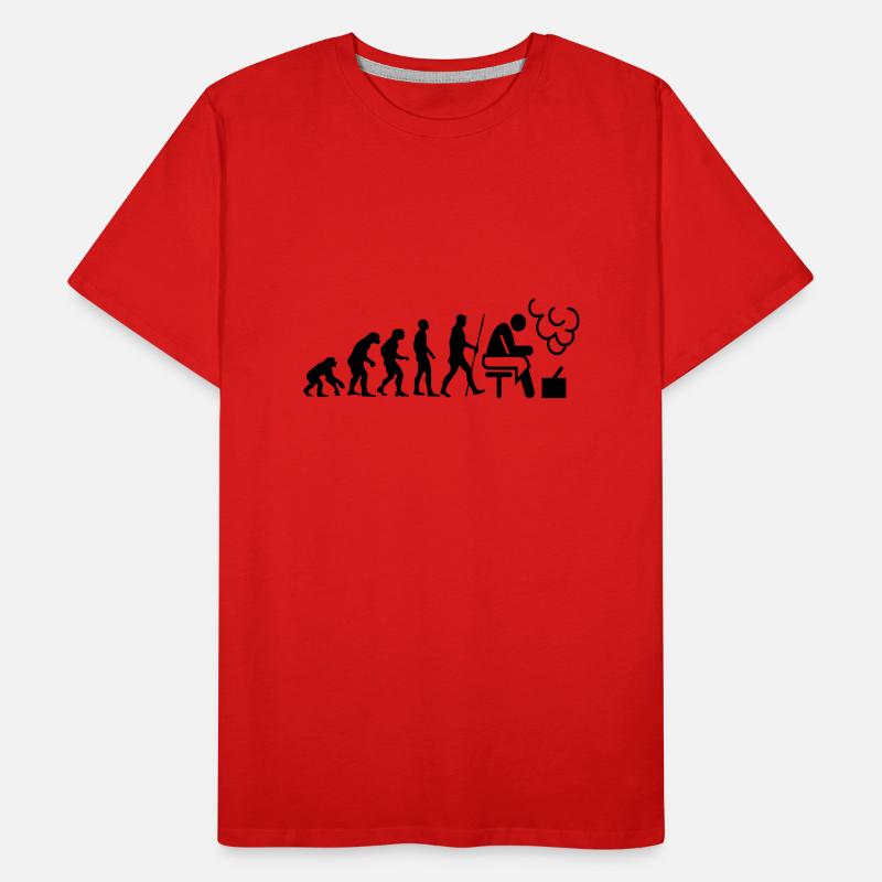 L'évolution du sauna comme un cadeau T-shirt bio Premium Homme