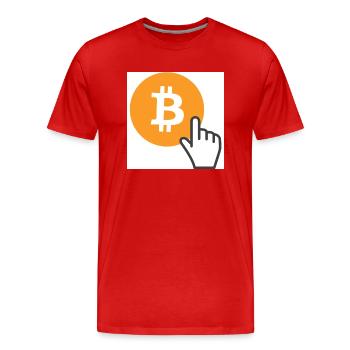 btc - T-shirt bio Premium Homme - rouge - Devant - Damien (186cm)