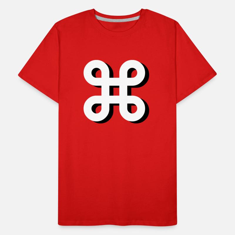 command ⌘ Männer Premium Bio T-Shirt