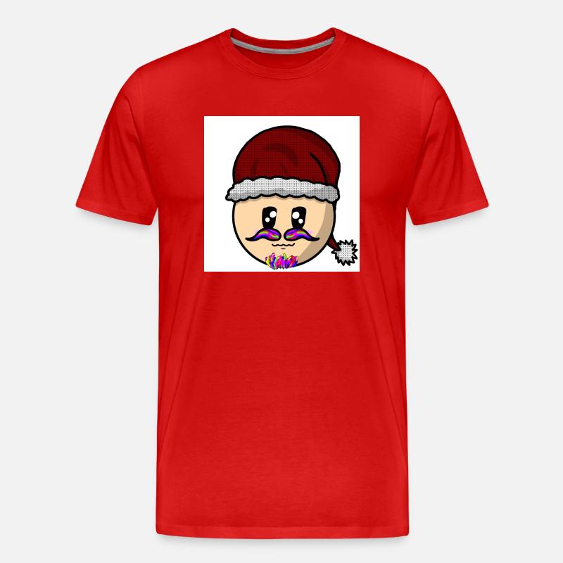 Hoho - Männer Premium Bio T-Shirt - Rot