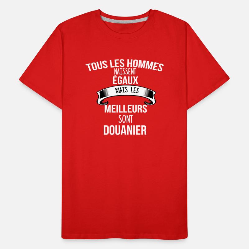 Customs gift humor Men's Premium Organic T-Shirt