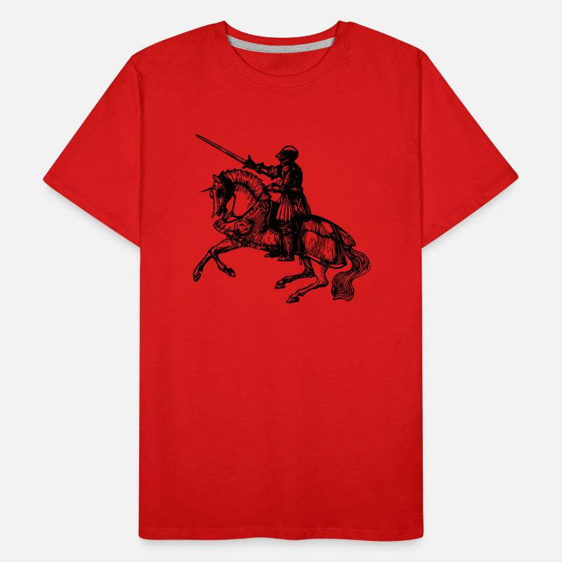 épée épée de chevalier chevalier armor117 T-shirt bio Premium Homme