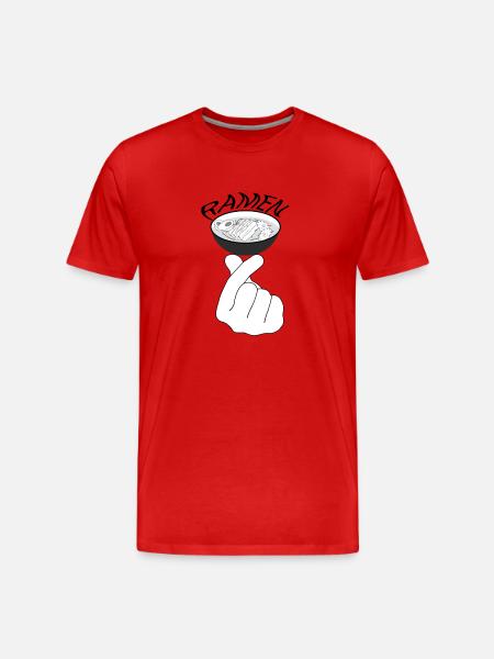 Ramen lover - Men's Premium Organic T-Shirt - red