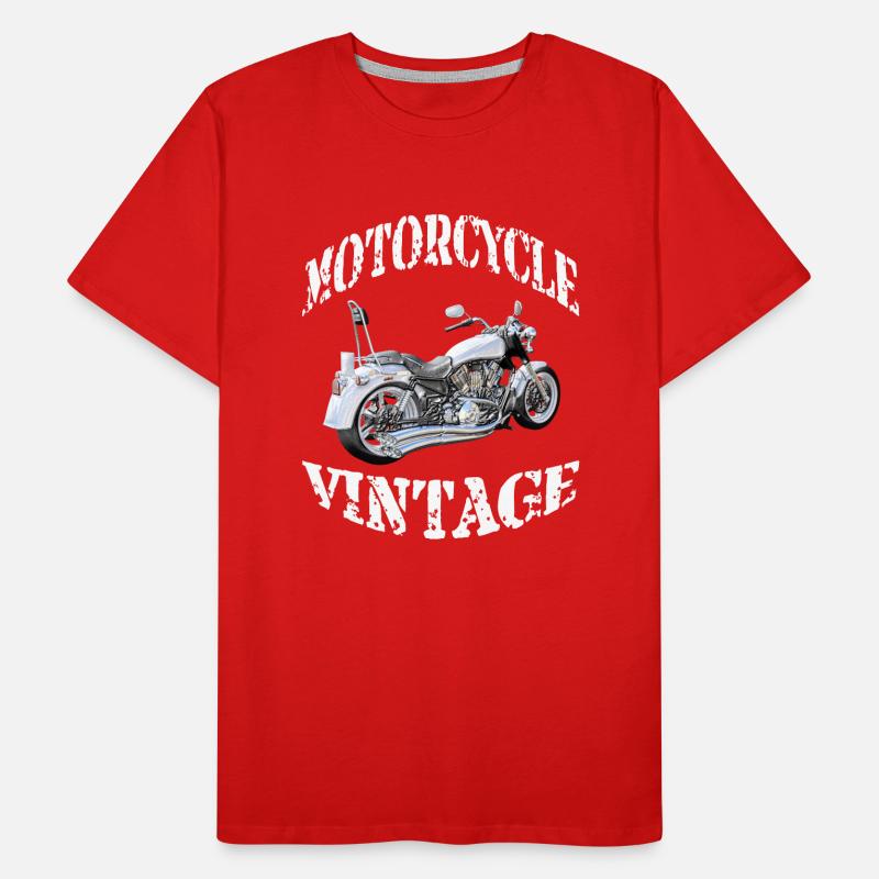 Motorcycle drawing Men's Premium Organic T-Shirt