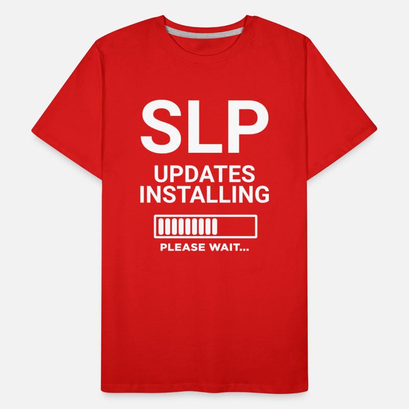 SLP Updates Installing Please Wait Men's Premium Organic T-Shirt