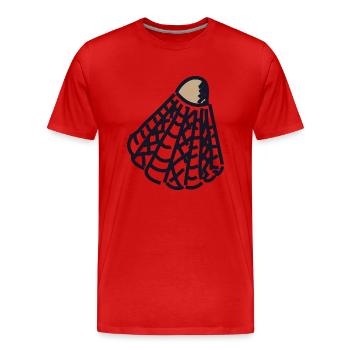Ballsport - Männer Premium Bio T-Shirt - Rot - Vorne - Damien (186cm)