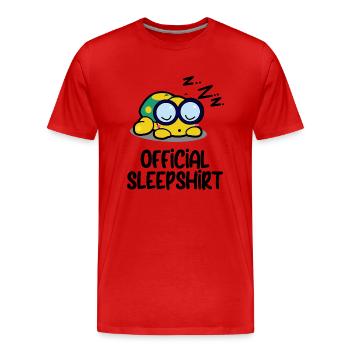 Lustiger Spruch Bild Witzig Humor Geschenkidee - Männer Premium Bio T-Shirt - Rot - Vorne - Damien (186cm)