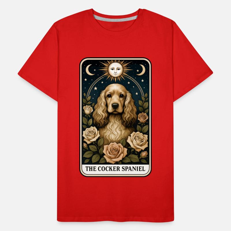 Cocker Spaniel Männer Premium Bio T-Shirt