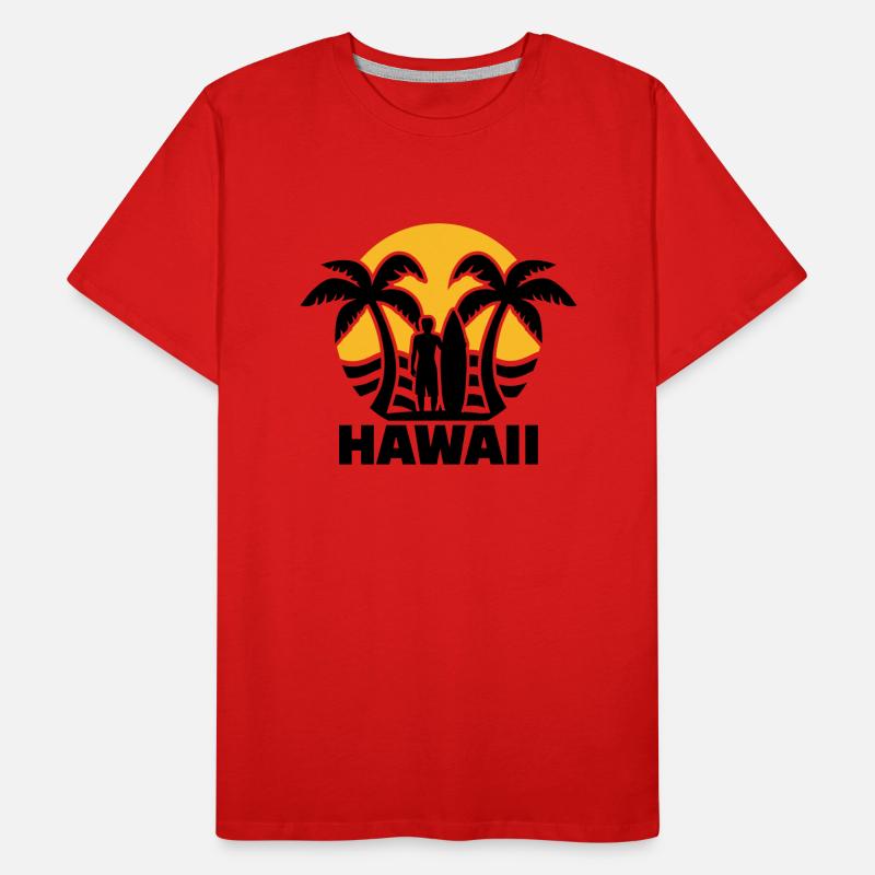 Hawaii T-shirt bio Premium Homme