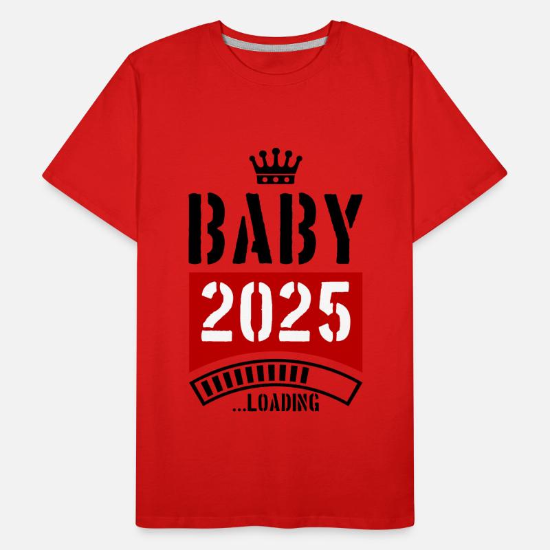 Baby 2025 Loading Männer Premium Bio T-Shirt