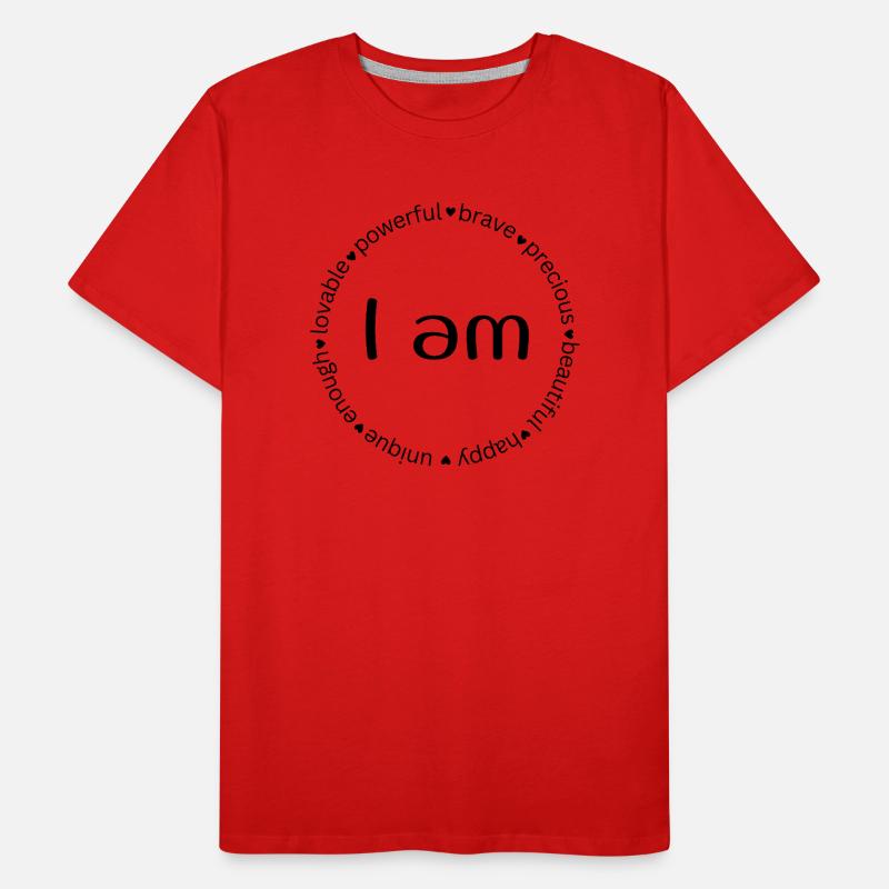 Je suis – Conception d’affirmations positives T-shirt bio Premium Homme