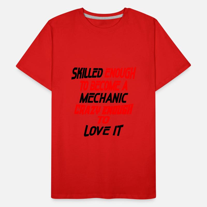 Mécanicien qualifié T-shirt bio Premium Homme
