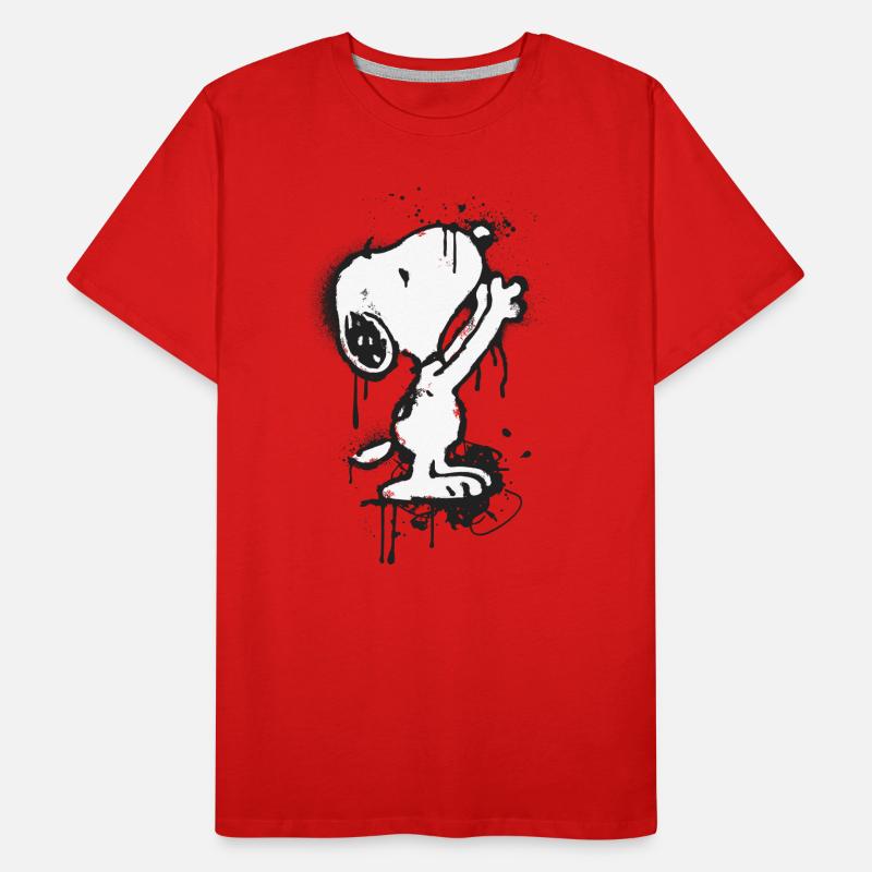 Peanuts Snoopy Graffiti T-shirt bio Premium Homme