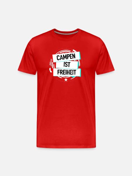 Campen Ist Freiheit - Männer Premium Bio T-Shirt -
