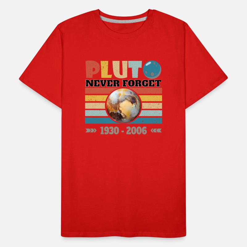 PLUTO - NEVER FORGET 1930 - 2006 Männer Premium Bio T-Shirt