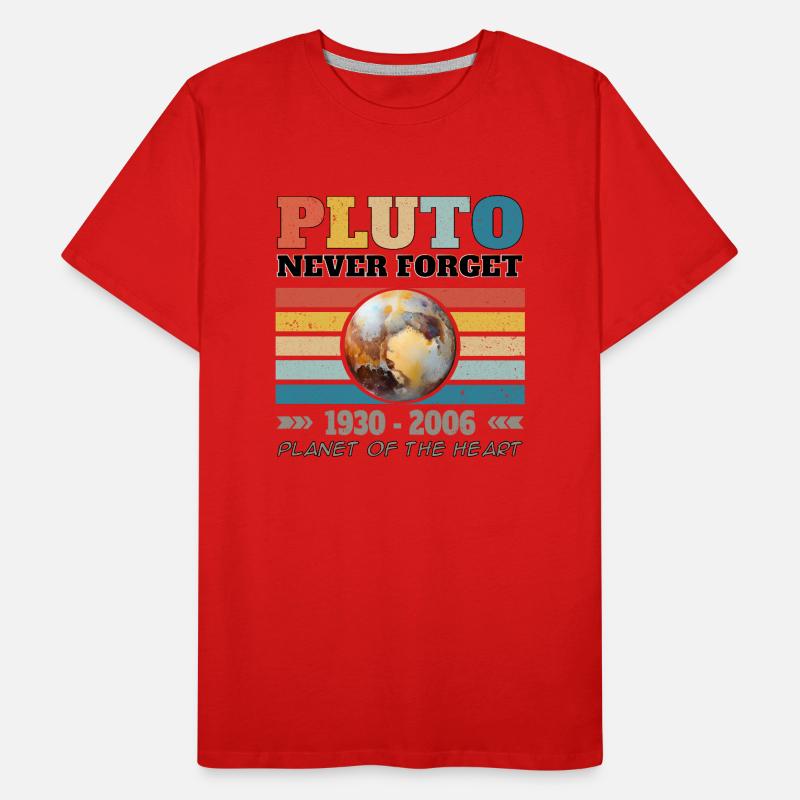 PLUTO - NEVER FORGET 1930 - 2006 Männer Premium Bio T-Shirt