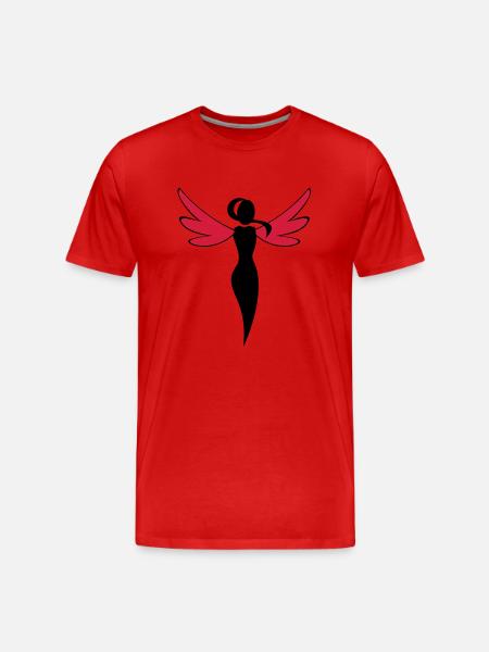 flying - Men's Premium Organic T-Shirt - red