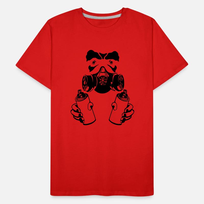 graffiti monkey Männer Premium Bio T-Shirt
