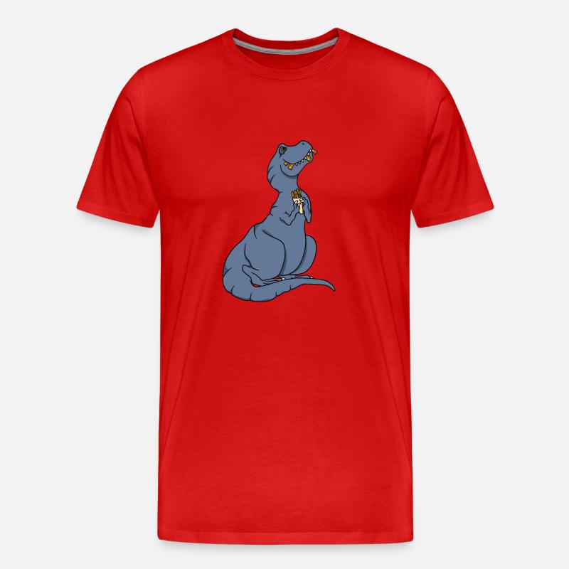 Churro Geschenk Mexico Essen - Männer Premium Bio T-Shirt - Rot
