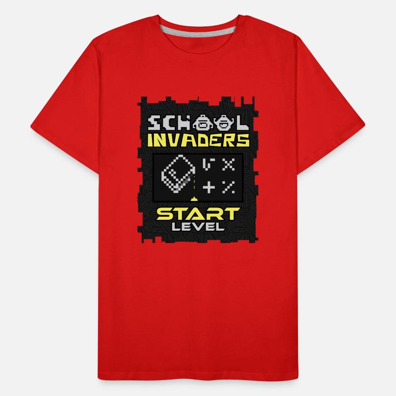 School Invaders - École et Rentrée des Classes T-shirt bio Premium Homme
