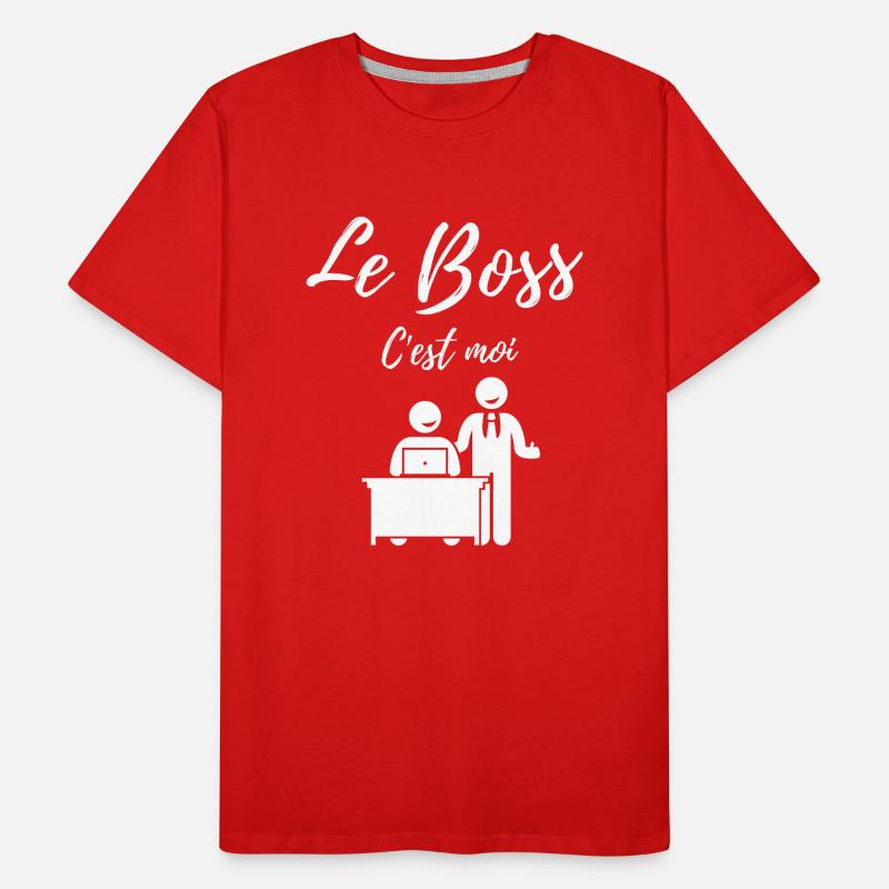 Le boss c'est moi T-shirt bio Premium Homme