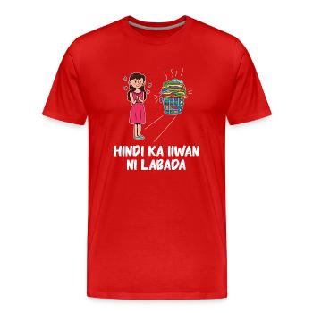 Design de lingerie Fil-Am pour les fiers Pinoys - T-shirt bio Premium Homme - rouge - Devant - Damien (186cm)