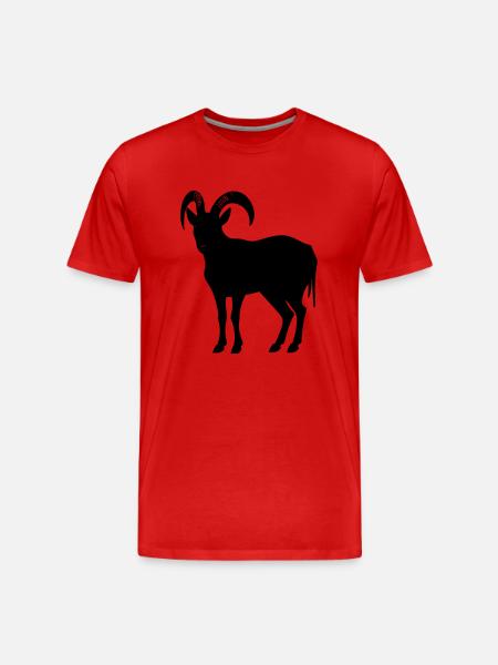 Ged - Herre Premium T-shirt økologisk - rød